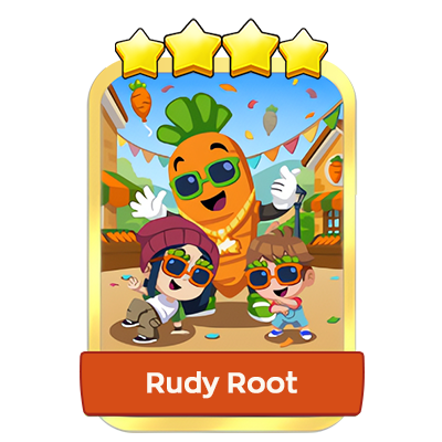 Rudy Root 4-Star Gold Sticker from Happy Harvest Set 14