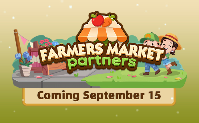 MONOPOLY GO Farmers Market Partners event logo September 2026